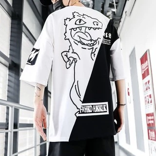 Freedom Boy✨ชุดเซทเสื้อ+กางเกงขาสั้นผู้ชาย แฟชั่นสไตล์เกาหลี