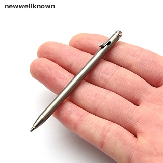 [newwellknown] พวงกุญแจปากกาไทเทเนียม ขนาดเล็ก แบบพกพา