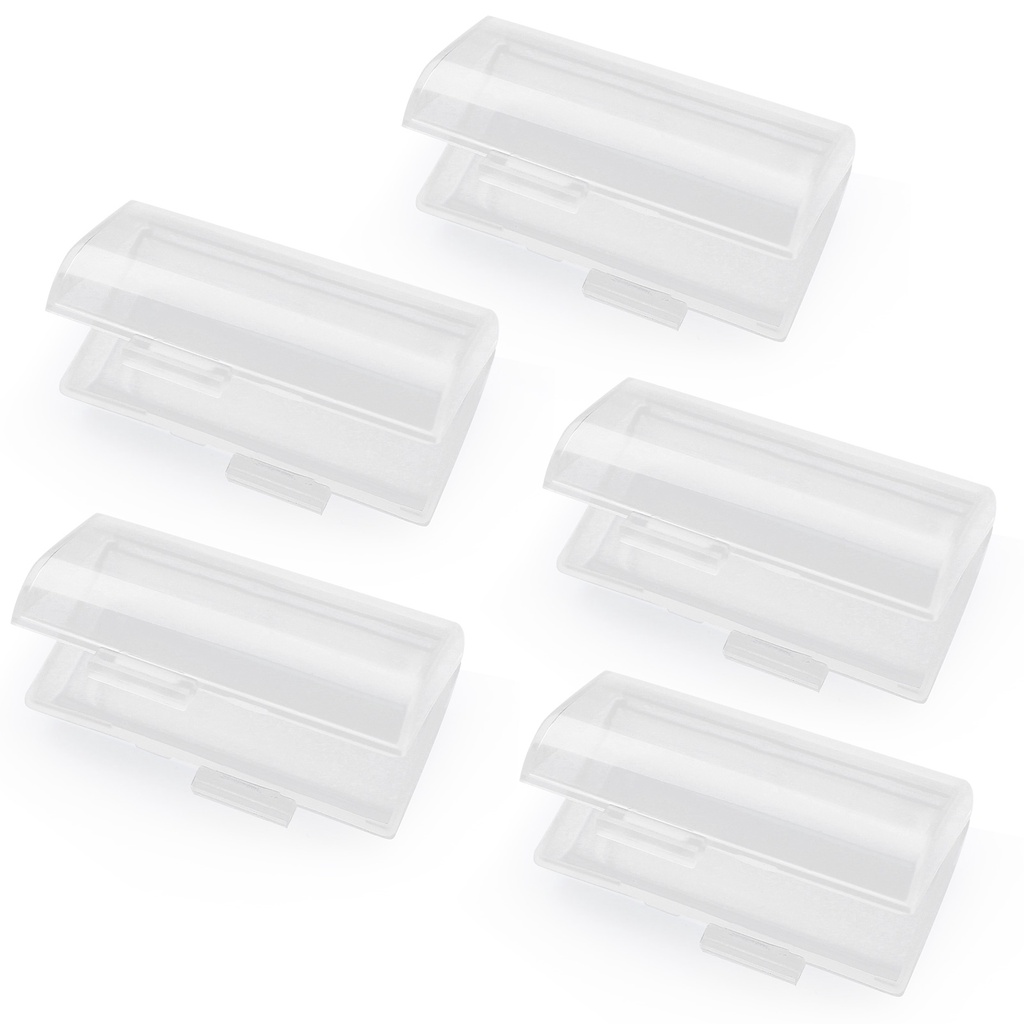 Soshine AAA Battery Storage Case - สําหรับแบตเตอรี่ AAA/10440 1-2 ชิ้น 5 แพ็ค (ไม่รวมถาด)