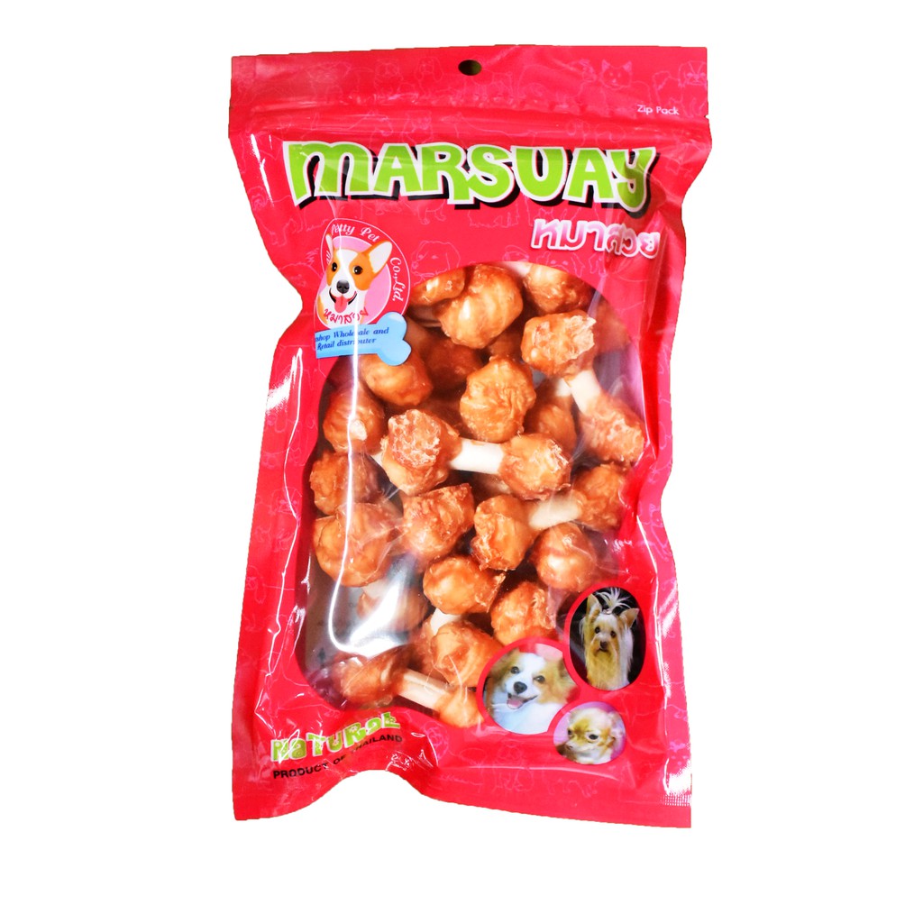 สันในไก่พันกระดูกผูก 2" น้ำหนัก 450g.