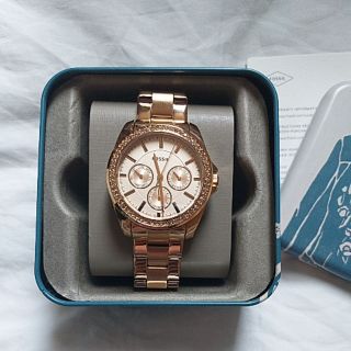 นาฬิกาผู้หญิง Fossil บอยไซส์ สี Rose gold