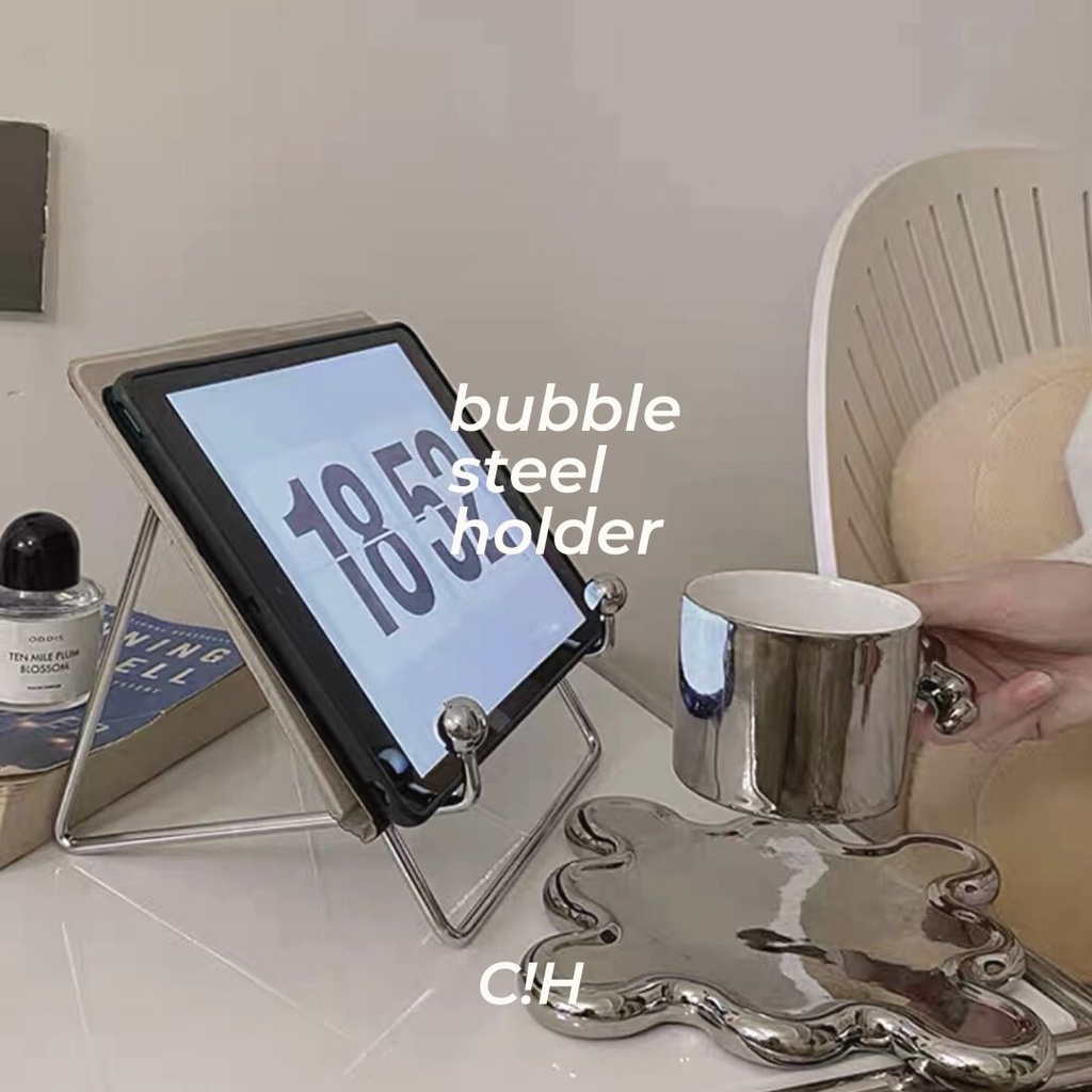 พร้อมส่ง ที่วางไอแพด/หนังสือเกาหลี BUBBLE STEEL HOLDER /comfyhomies/