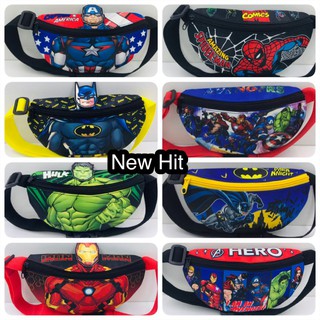 กระเป๋าเด็ก คาดอก คาดเอวลายใหม่ล่าสุดNew In(Belt Bag/ Waist Bag) ลายการ์ตูนลิขสิทธิ์ Newest design สินค้าขายดี