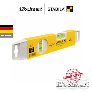 STABILA ระดับน้ำ 9 นิ้ว Type 70 T spirit level 25 cm 02199