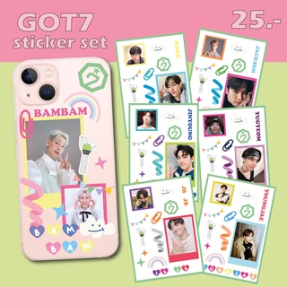 พร้อมส่ง GOT7 STICKER PACK  [Sticker Die-cut] A6