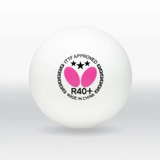 ลูกปิงปอง BUTTERFLY THREE STAR BALL R40 + (6 PCS.) แท้100%