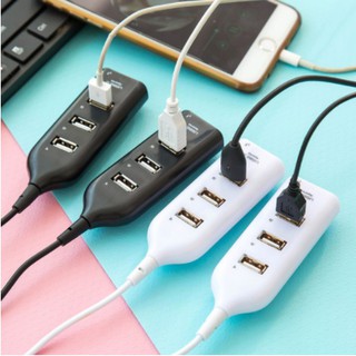 USB 2.0 High Speed 4 Port Splitter Hub อะแดปเตอร์สำหรับ PC Laptop