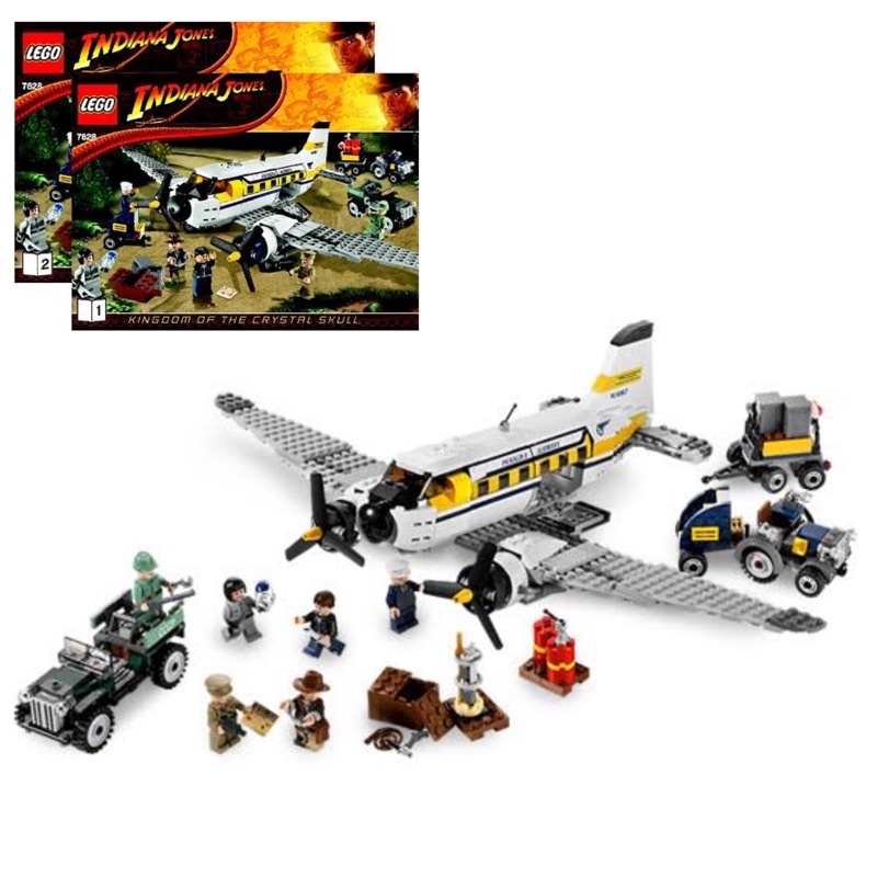 [ของแท้ มือ 1] Lego 7628 : Indiana Jones - Kingdom of the Crystal Skull : Peril in Peru Year 2008 / 