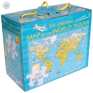 THE USBORNE MAP OF THE WORLD JIGSAW, (NEW ED.)