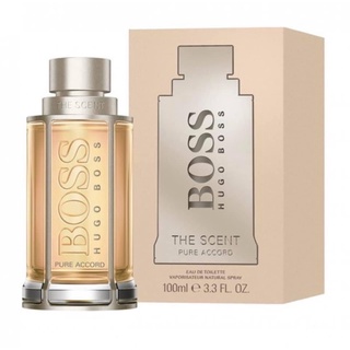 Boss the scent pure accord 100ml edt ซีล ส่งฟรี