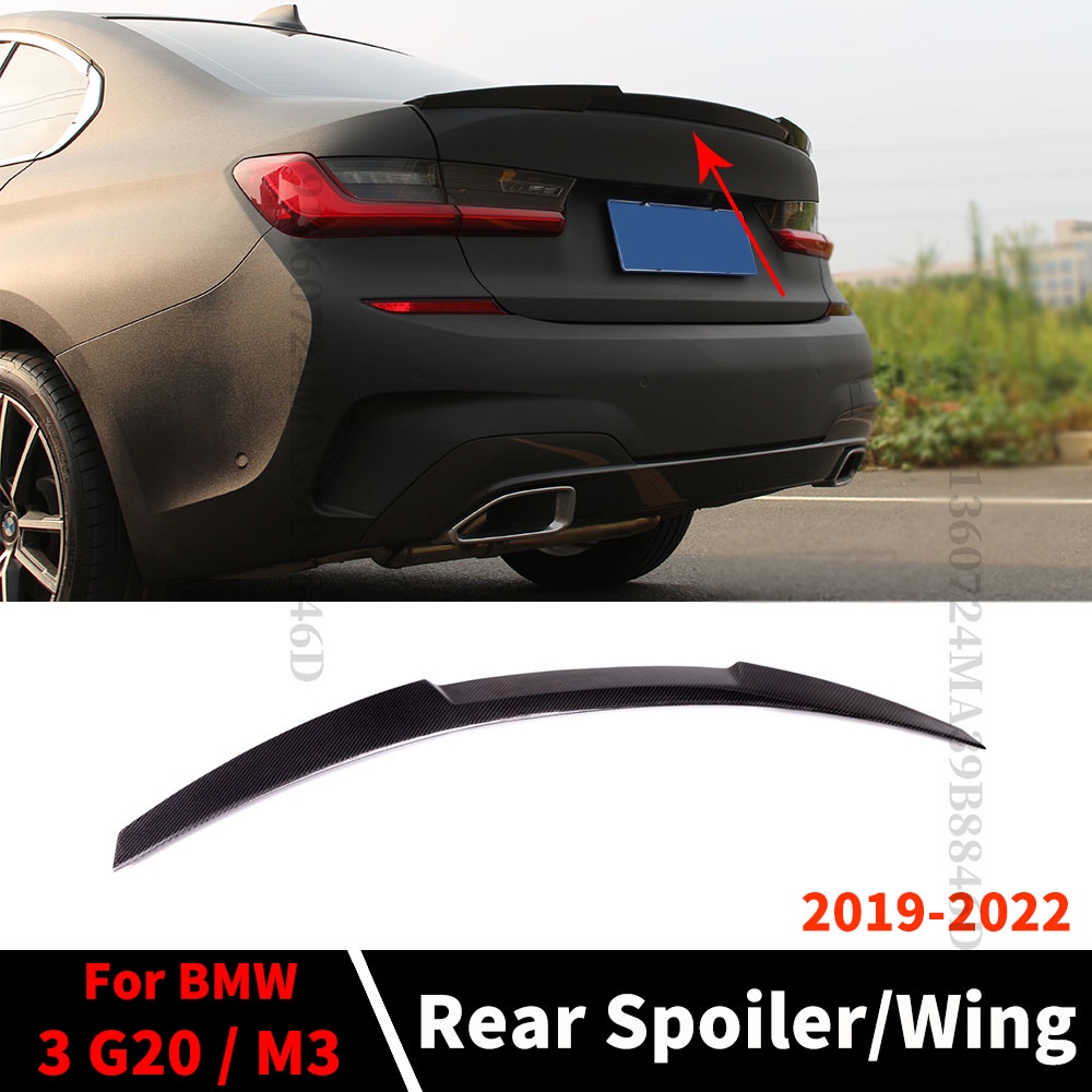 สปอยเลอร์ปรับแต่งปีกกระโปรงหลัง สําหรับ BMW G20 G28 3 Series 2019-2022 M3