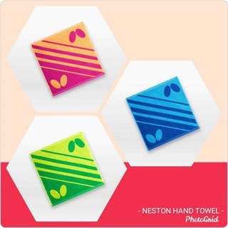 ผ้าเช็ดเหงื่อ ผ้าเช็ดมือ BUTTERFLY NESTON HAND TOWEL แท้100%