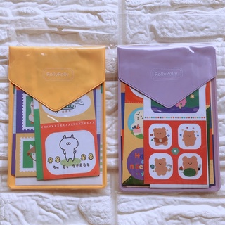 พร้อมส่ง😘 สติ๊กเกอร์ rolly polly set