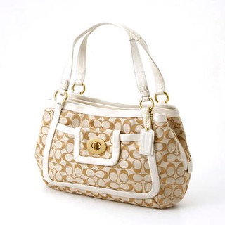 ลด 100!! code "BAPY" กระเป๋า Coach sig large Satchel แท้ 100%