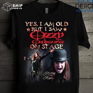 ถูกสุดๆYes I Am Old But I Saw Ozzy Osbourne On Stage เสื้อเชิ้ตรหัสเต็ม