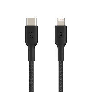 Belkin CAA004 สายชาร์จไอโฟน มี MFi ชาร์จ 0-50%ใน 30 นาที* สายถักไนล่อนทนมากขึ้น 25 เท่า* รับประกัน 2 ปี