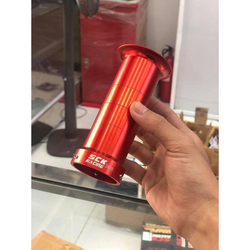 SCK CNC Wind Shrink - SCK CNC ลําโพงทรัมเป็ตขยายคอแก๊สติดตั้งพร้อมตัวกรองกระบอกสําหรับรถยนต์ทุกรุ่น