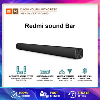 Xiaomi Redmi TV Soundbar ลำโพง ซาวด์บาร์ Bluetooth 5.0 เสียงแน่น กระหึ่ม มีมิติ-30D ลำโพงบลูทูธเบสหนัก ลำโพงทีวี