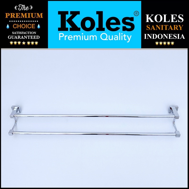 GANTUNGAN KOLES 10361 ราวแขวนผ้าเช็ดตัวบาร์ผ้าเช็ดตัวคู่