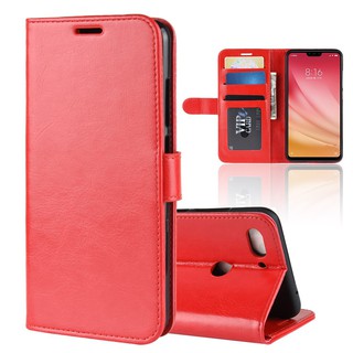 เคส case Xiaomi Mi 8 Lite 8Lite 6.26 เคสหนัง ฝาพับ โทรศัพท์กรณี