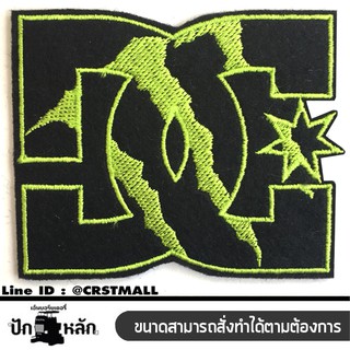 อาร์มรีดติดเสื้อผ้าปักDC แผ่นรีดติดผ้าปักDC  งานปักDC  อาร์มรีดปักลายDC