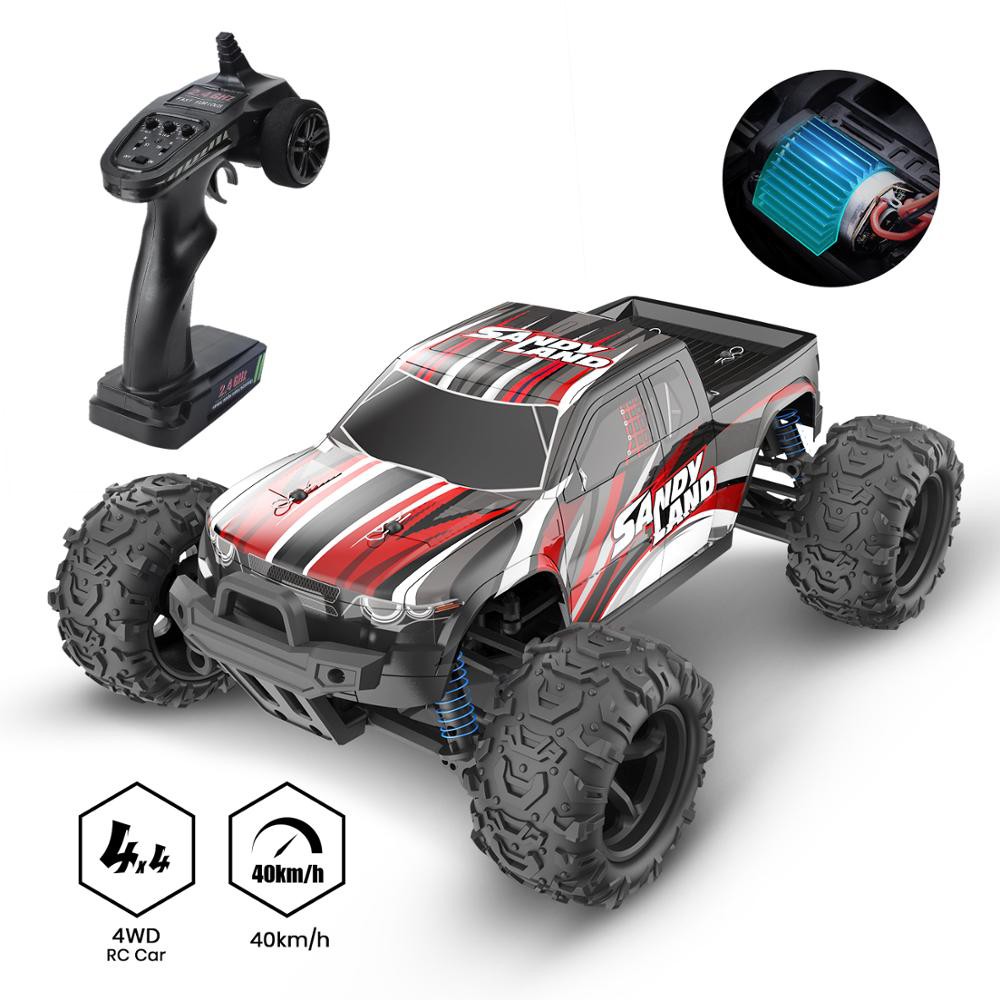 High Speed Remote Control Truck,1:18 Scale 30+MPH 4WD All Terrain Beginners Hobby Toys Car for All Adults &Kids Off Road RC Car 