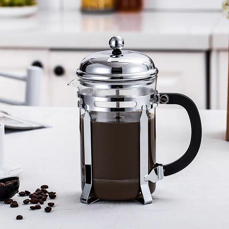 French Press เครื่องชงชากาแฟสแตนเลส