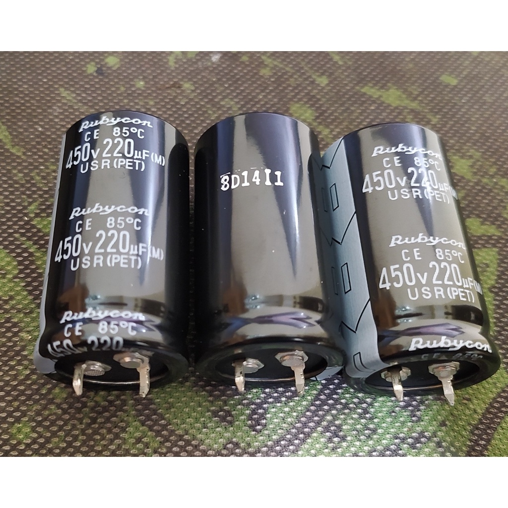 Rubycon Capacitor 220uF 450V - ของแท้