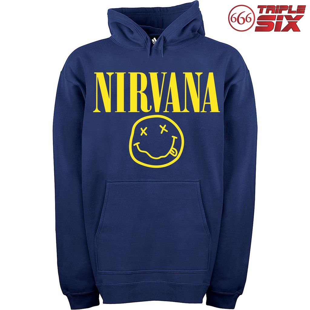 TRIPLESIX - เสื้อแจ็คเก็ตมีฮู้ด - Nirvana - NAVY