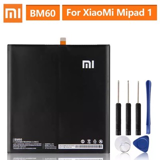 แบตเตอรี่ทดแทนสำหรับXiaomi MI Mipad 1 A0101 BM60ของแท้แบตเตอรี่6700MAh