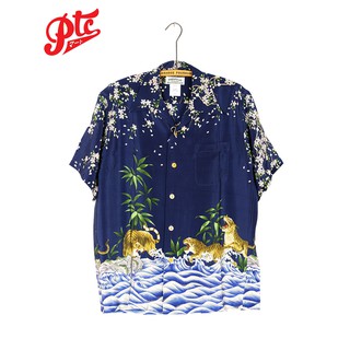 เสื้อฮาวาย MAKANALEI AMT-081 NAVY