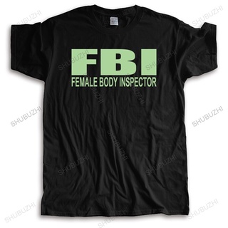 ถูกสุดๆเสื้อยืด พิมพ์ลาย FBI FEMALE BODY INSPECTOR สีดํา คุณภาพสูง แฟชั่นฤดูร้อน สไตล์ยุโรป สําหรับผู้ชาย