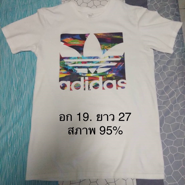 เสื้อมือสอง สภาพ95%.  เสื้อ adidas.