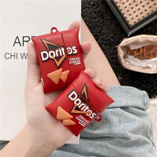 เคสหูฟังบลูทูธไร้สาย ซิลิโคนนิ่ม กันกระแทก ลาย Doritos สําหรับ airpods 1 2 pro 3 pro 2