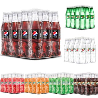 ราคา[แพ็ค 12] Pepsi Max, Mirinda, 7Up 345ML. เป๊ปซี่แม็กซ์ ไม่มีน้ำตาล, มิรินด้า (แดง ส้ม เขียว รูทเบียร์), เซเว่นอัพฟรี