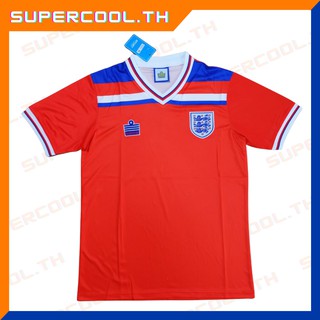 England 1982 Away เสื้อบอลย้อนยุคทีมชาติอังกฤษ เสื้อบอลอังกฤษย้อนยุค เสื้อบอลอังกฤษรุ่นเก่า