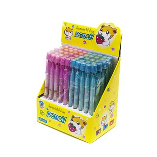 LANTU ดินสอต่อไส้ หัวยางลบ แพ็ค 50แท่ง LANTU Eraser Pencil, Pack 50