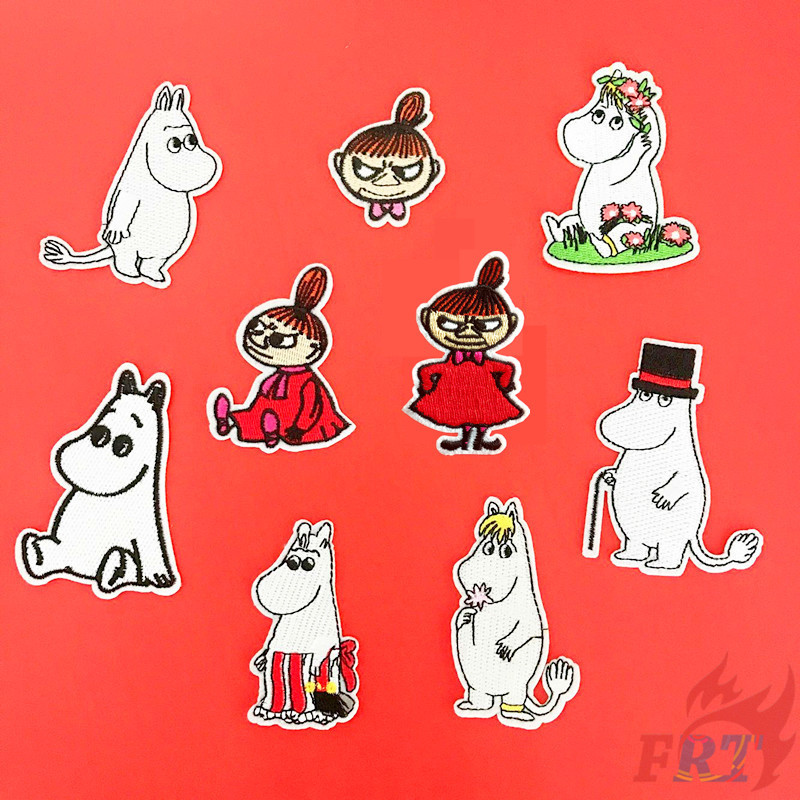 แผ่นแพทช์รูป my/moomin สําหรับตกแต่งเครื่องแต่งกาย 1 ชิ้น