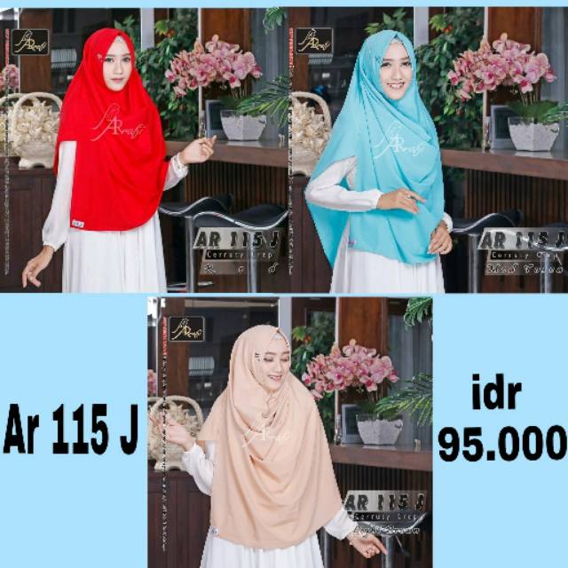 Arrafi AR 115 ชุดจัมโบ้ฮิญาบ Shar'I