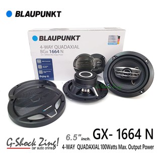 BLAUPUNKT ลำโพงรถยนต์ ดอกขนาด 6.5นิ้ว (แกนร่วม) 4ทาง/Way กำลังขับ 100Watts/วัตต์ BLAUPUNKT รุ่น BGX- 1664 N