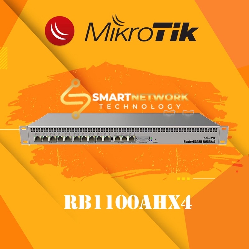 (พร้อมส่ง) Mikrotik RB1100AHx4 Gigabit Ethernet ports รับประกัน Lifetime มือสอง สภาพดี ใช้งานได้ปกติ