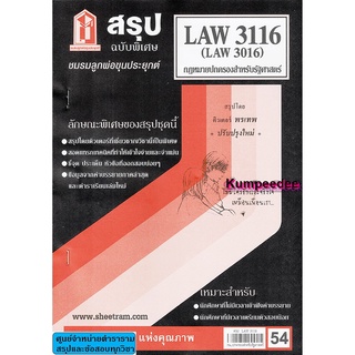 สรุป LAW3116,LAW3016 (LA316) กฎหมายปกครองสำหรับนักศึกษาคณะรัฐศาสตร์