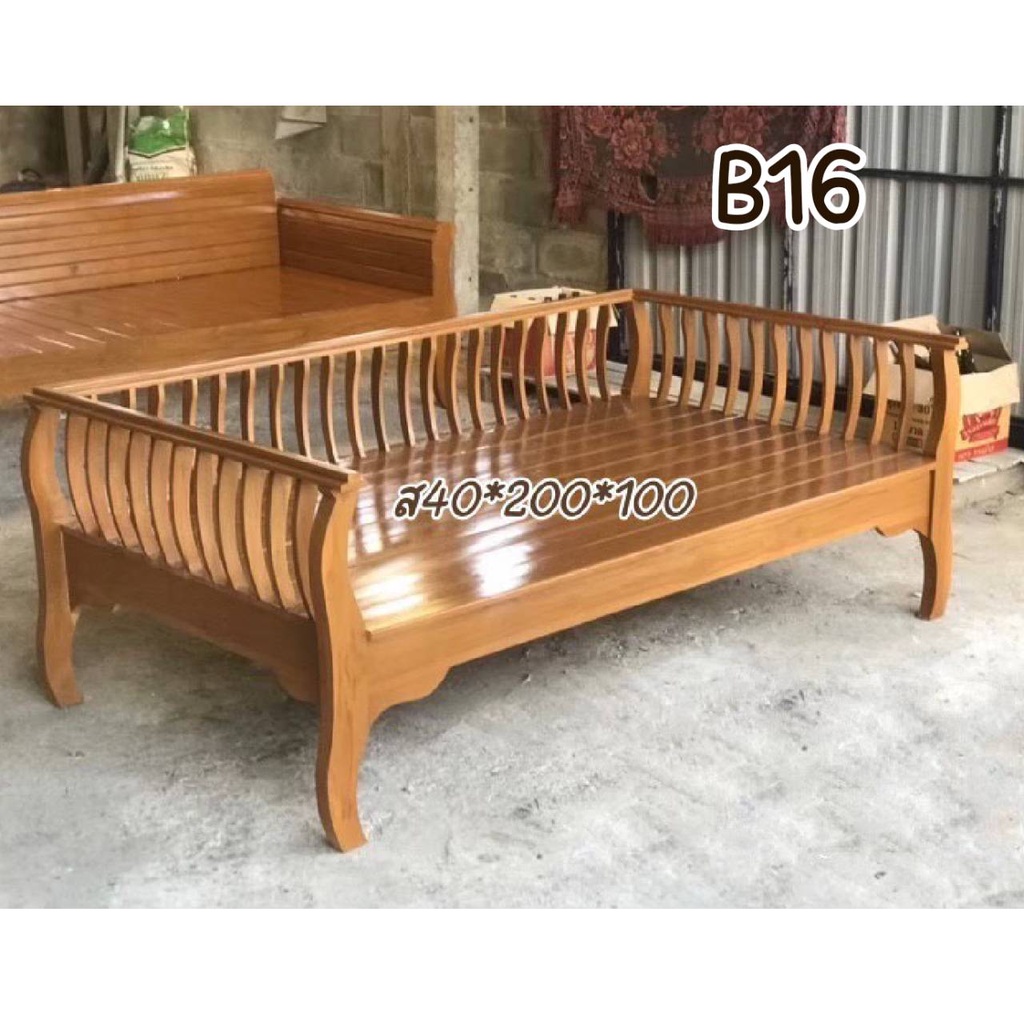 (B16) โซฟาไม้สักอบแห้ง 100% สำหรับคุณพ่อคุณแม่  ราคาโรงงานพร้อมประกอบและติดตั้ง ❌สายใต้ขอเพิ่มราคาค่