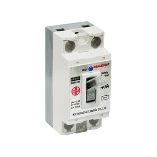 เบรกเกอร์ เบรกเกอร์ลอย HACO SB-N40L 40A 2P เบรกเกอร์และตู้ไฟ งานระบบไฟฟ้า SAFETY BREAKER HACO SB-N40L 40A 2P