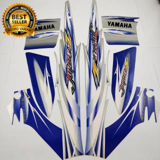 Striping yamaha jupiter z silver Blue 2007 ลิสต์ตัวถัง คุณภาพมาตรฐาน