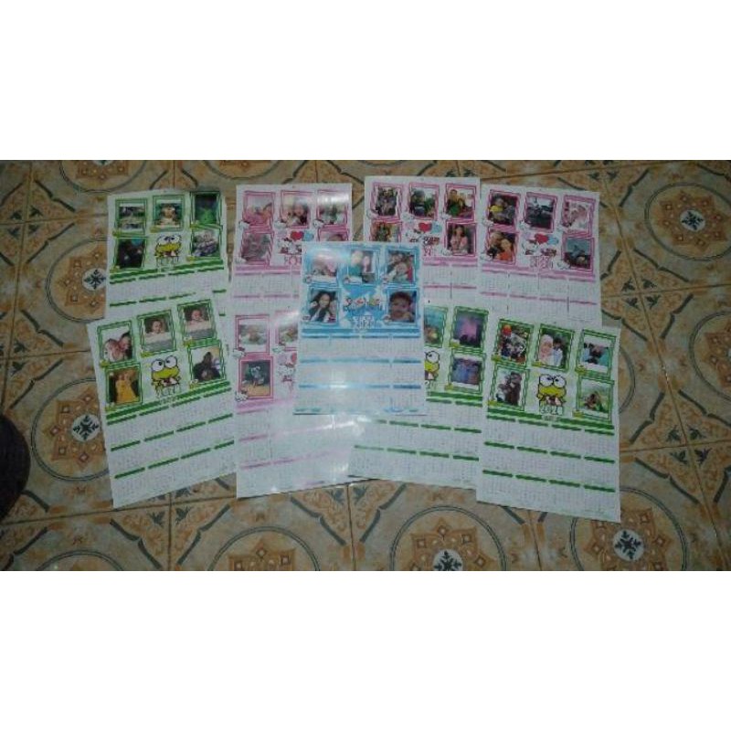 PRINT 2026 CALENDAR A3+ SIZE USING 3 PHOTOS, REQUEST BACKGROUND, PROCESS 1 วัน