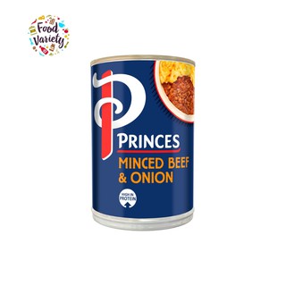 Princes Minced Beef &amp; Onions 392g ปริ๊นส์ เนื้อสับกับหัวหอมในเกรวี่เนื้อเข้มข้น 392กรัม