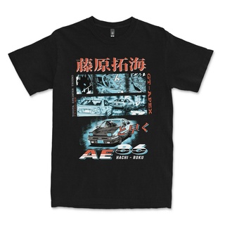 เสื้อผ้าผชเสื้อยืด ลายการ์ตูนอนิเมะ Toyota Ae86 Initial D Jdm Drift Corolla HachirokuS-5XL