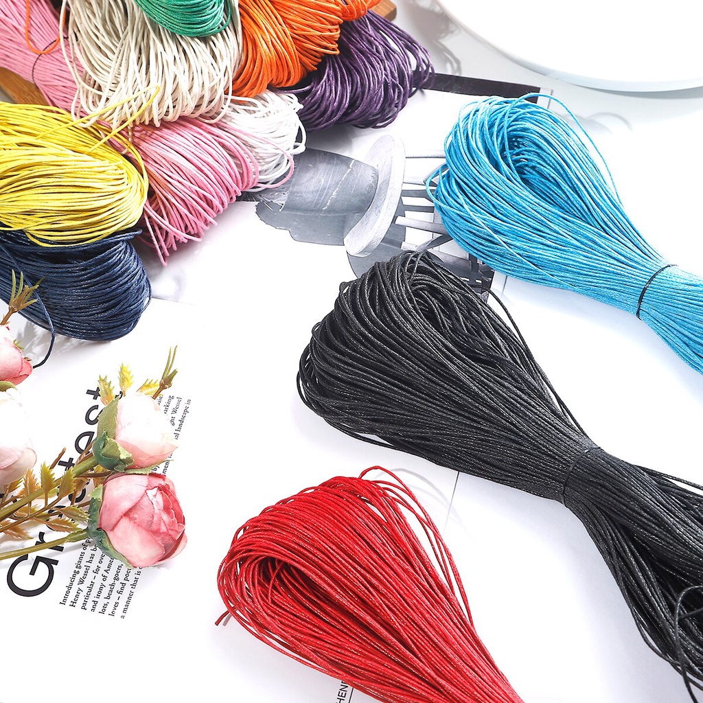 สายคล้องคอเชือกลูกปัดสําหรับสร้อยคอและสร้อยข้อมือ 60 เมตร 1 มม. Diy ราคา ถูกที่สุด ดีลบีเคเค แกลเลอรีภาพที่ 6