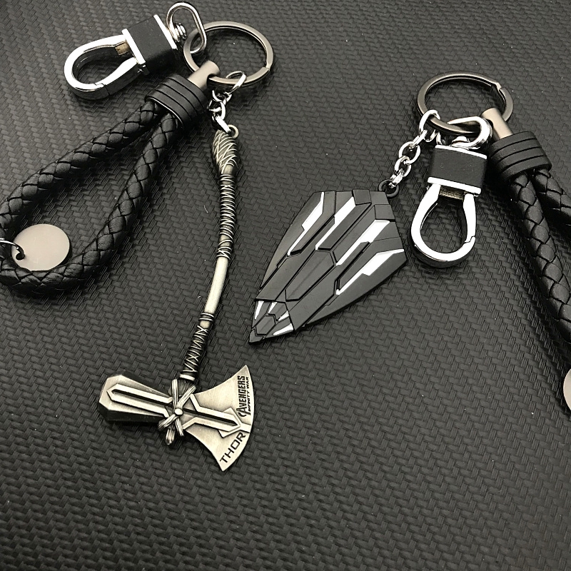 พวงกุญแจราคาถูก Avengers 3 Keychain Thor's Hammer Tomahawk Keychain ...